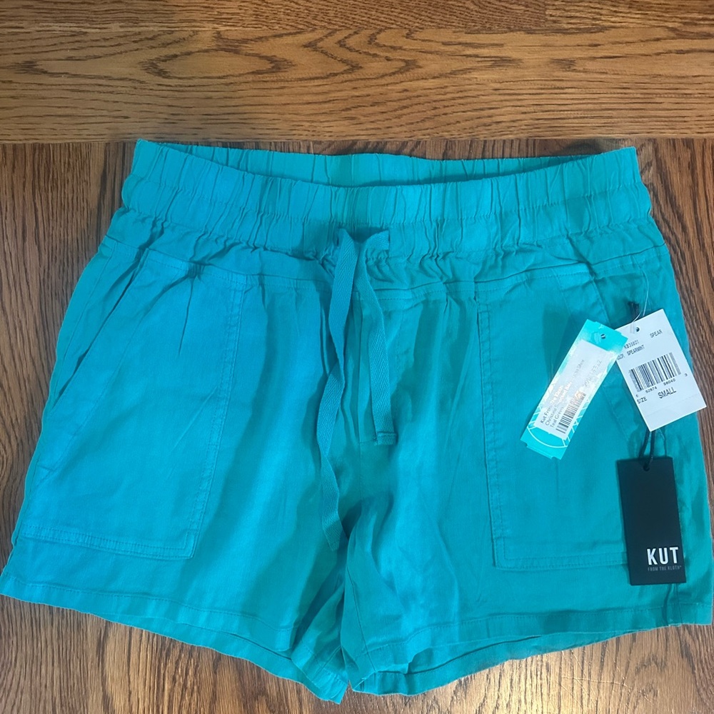 Kut from the Kloth Women's Teal Shorts